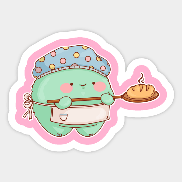 The Little Baker Sticker by Lani89